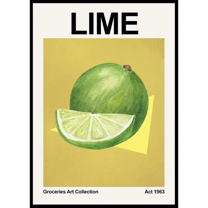Poster Gallerix Lime Vintage Art