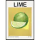Poster Gallerix Lime Vintage Art