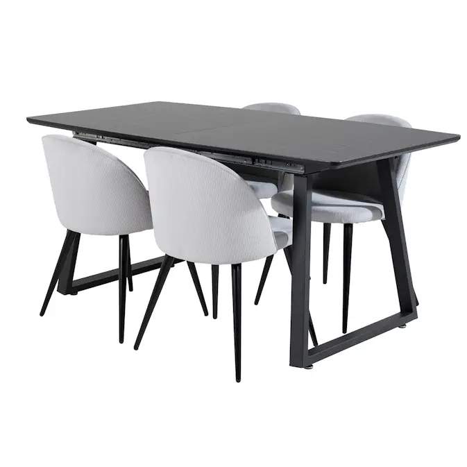 Matgrupp Venture Home Ina med 4 Valentina Stolar Manchester