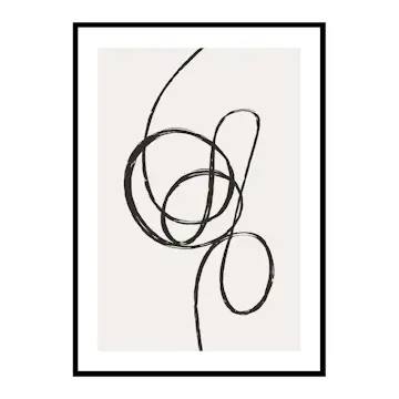 Poster Gallerix Line Art Knot