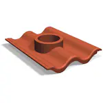 Betongdel för Genomföring Benders Palema Ytbehandlad