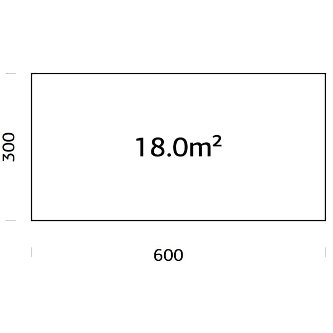 Träbalksgrund Palmako 6x3 m (inkl. LogFoot)