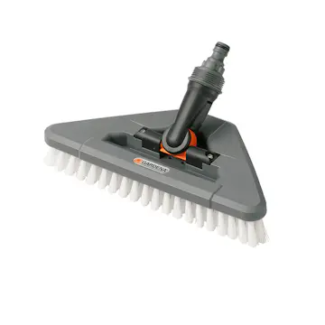 Skrubborste Gardena med Vinkelled