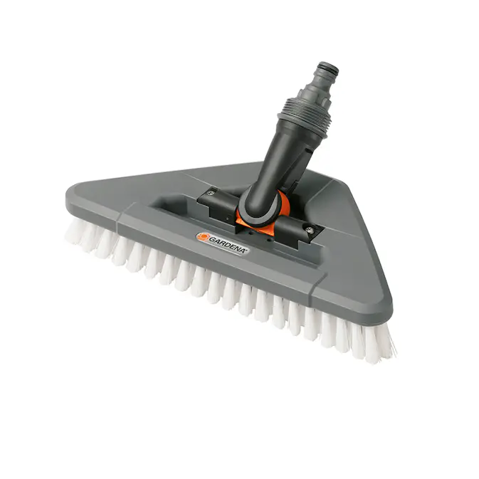 Skrubborste Gardena med Vinkelled