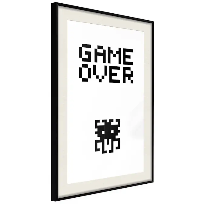 Poster Artgeist Affisch Game Over