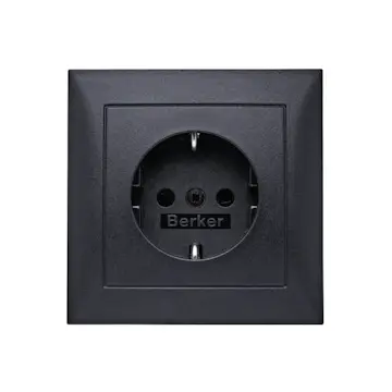 Vägguttag Hager 1-vägs Insats med Klor Snabbanslutning S.1