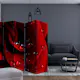 Rumsavdelare Skärmvägg Arkiio Red Rose With Water Drops II 225x172 cm