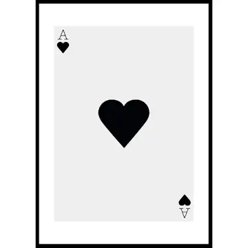 Poster Gallerix Ace Of Hearts