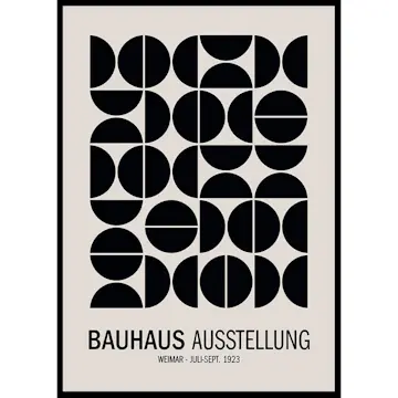 Poster Gallerix Bauhaus Ausstellung No1