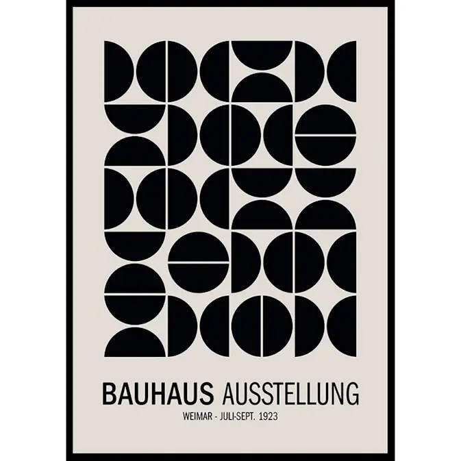 Poster Gallerix Bauhaus Ausstellung No1