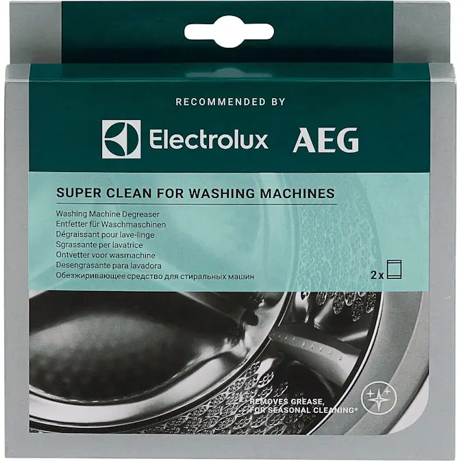 Djuprengöringsmedel Electrolux M2WCP051 för Tvättmaskin - Innehåller Två Påsar