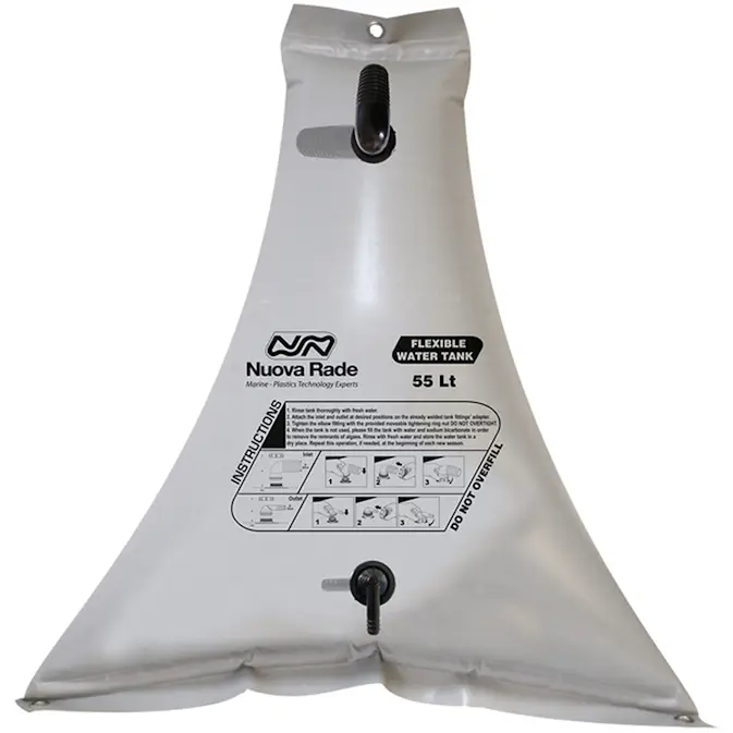 Vattentank Nuova Rade Triangel Flexibel 55l 86x21x93 cm