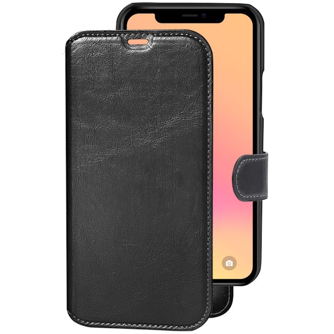 Mobilfodral Champion Slim Wallet iPhone 13 Pro Svart