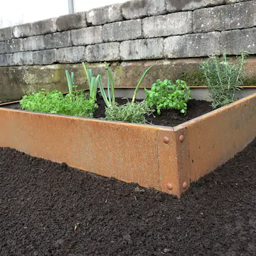 Odlingslåda Flexigarden Cortenplåt 2 mm 800x1200x200 mm