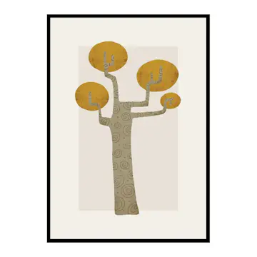 Poster Gallerix Abstract Tree No2