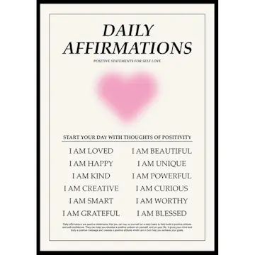 Poster Gallerix Daily Affirmations