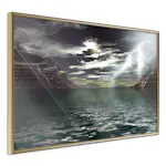 Poster Artgeist Affisch Storm on the Lake