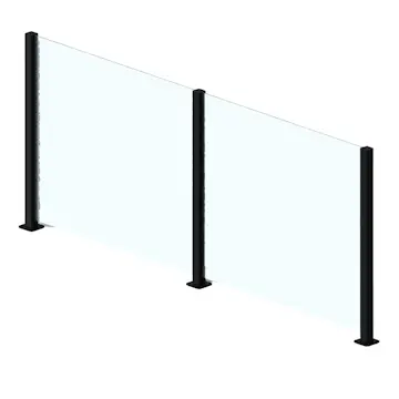 Glasräcke Green Land Patio Klar Glas