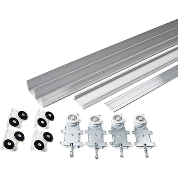 Skjutdörrsbeslag Habo K-50 Komplett