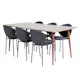 Matgrupp Venture Home Pobbie med 6 Valor Stolar
