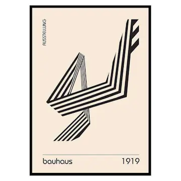 Poster Gallerix Bauhaus Art No3