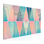 Tavla Arkiio Oriental Triangles Narrow 5 delar