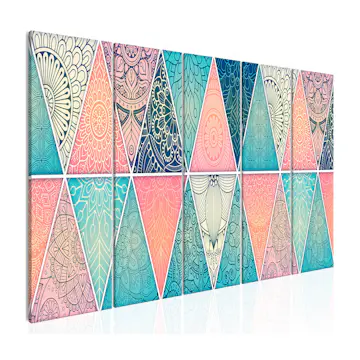 Tavla Arkiio Oriental Triangles Narrow 5 delar