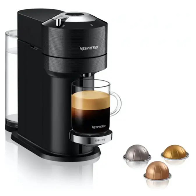 Kapselmaskin Nespresso Vertuo Next Premium Svart Kaffemaskin med Wi-Fi
