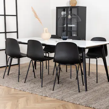 Matgrupp Venture Home Jolie med 6 Ardi Stolar