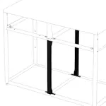 Mellanstag Skotte Kitchen 1208 650 mm Till Utekök