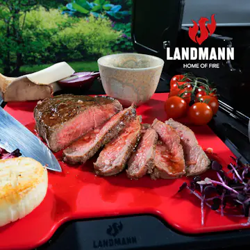 Silikonmatta Landmann Med Skärbräda 25x25cm