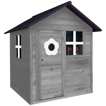 Lekstuga Nordic Play Grå/Svart 158x148x132 Cm