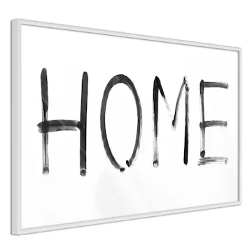 Poster Artgeist Affisch Black Home