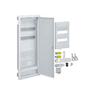 Kombicentral Hager Volta Hybrid för Hålvägg Mediaplåt + Plastdörr