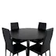 Matgrupp Venture Home Dipp med 4 Slim High stolar