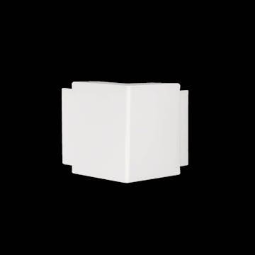 Ytterhörn till Matarkanal Hager LF/LFH 60 x 150 mm Halogenfri Vit RAL 9016