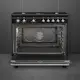 Gasspis Smeg CX91GMBL Concerto Svart Ergonomisk och Smart Design