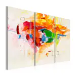 Handmålad Tavla Arkiio Papegojan 120x80