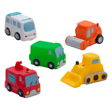 Badleksak Rätt Start Arbetsfordon 5-delar