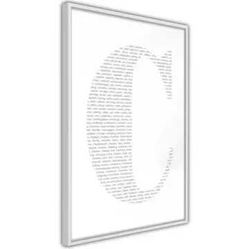 Poster Artgeist Affisch Letter C
