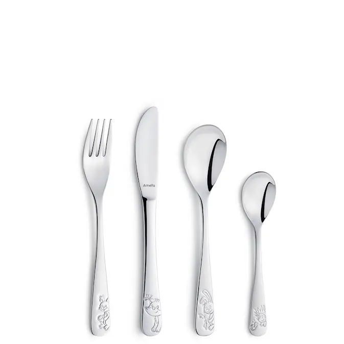 Barnbestick Amefa Forest Friends 4-pack