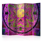 Rumsavdelare Skärmvägg Arkiio Mandala: Pink Expression II 225x172 cm