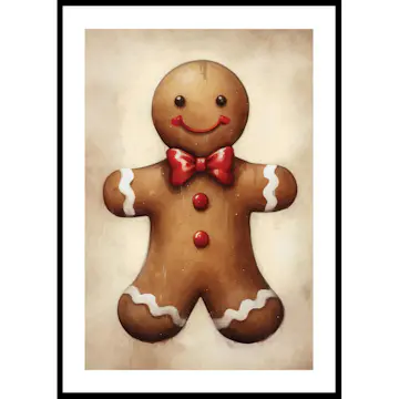Poster Gallerix Happy Gingerbread Man