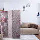 Rumsavdelare Skärmvägg Arkiio Pastel Mandala 135x172 cm