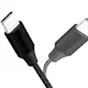 USB-C Ladd/synk-kabel LogiLink USB 2.0 15W 0,3 m Textil