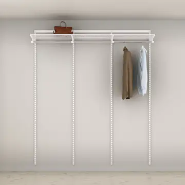 Garderobslösning Elfa Ready Solution Classic 6 Vit B: 1855 mm