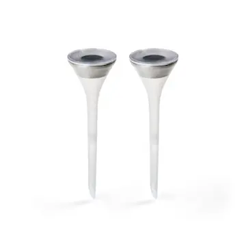 Solcellslampa Gnosjö Konstsmide Assisi Tratt Jordspett 2-pack