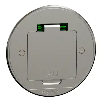 Golvuttag Schneider Electric XS Unica System+ med Lock IP44 c/c 60 mm Ett Jordat Uttag