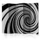 Rumsavdelare Skärmvägg Arkiio Black and White Swirl II 225x172 cm