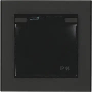 Vägguttag Malmbergs Optima 1-V IP44 Skruvlös